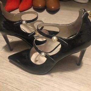 Black Patent Louise et Cie Pumps